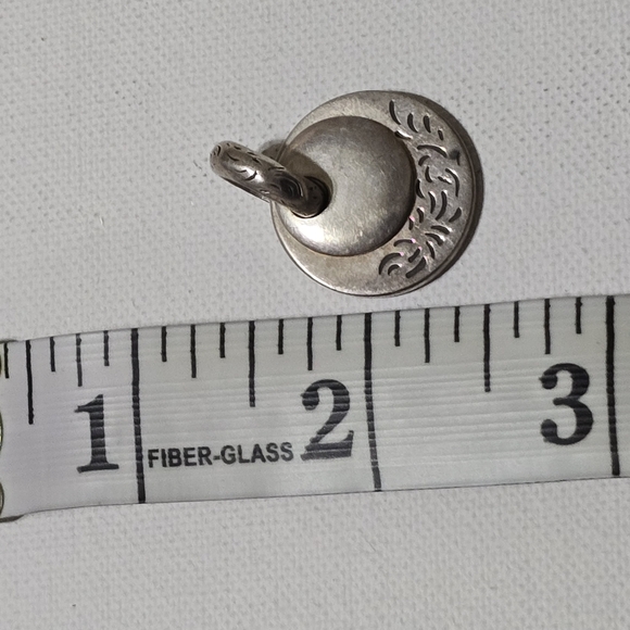 Silpada Sterling Silver‎ Stamped 925 Filigree Charm Pendant Necklace - Picture 2 of 4